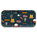 Midwest Lake Life birchwood decorative serving tray Small 11x5 inch by Little Rocks Design - Trays4Us