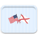 Freedom 250 Flags - Alabama birchwood decorative serving tray large 16.5x12.5 inch by Muddy Dog - Trays4Us