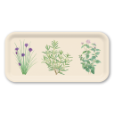 Herbs birchwood decorative serving tray Small 11x5 inch by Brigida Swanson - Trays4Us