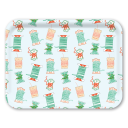 Holiday Twine birchwood decorative serving tray large 16.5x12.5 inch by Sara Fitz - Trays4Us