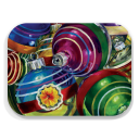 Ornaments birchwood decorative serving tray medium 11x8 inch by Alyssa Watters - Trays4Us