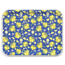 Lemons birchwood decorative serving tray large 16.5x12.5 inch by Betsy Barry - Trays4Us