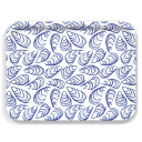 Abstract Mussels birchwood decorative serving tray large 16.5x12.5 inch by Kate Nelligan - Trays4Us